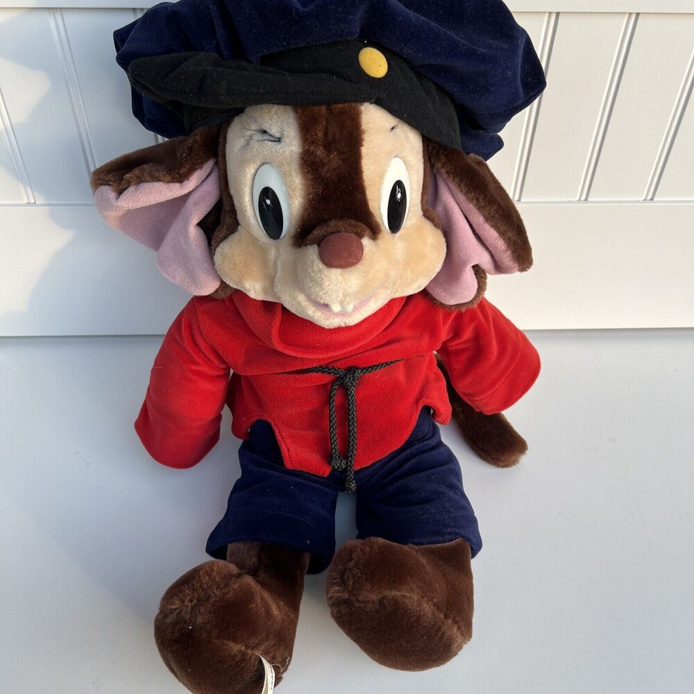 Vintage Fievel Fivel An American Tail Large 22” Plush 1986 Sears